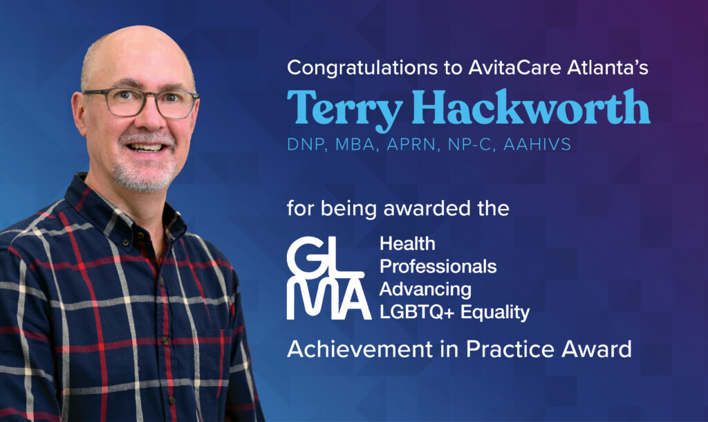 Terry Hackworth AvitaCare Atlanta wins GLMA Achievement in Practice Award