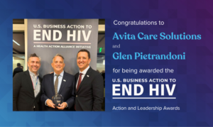 Avita and Glen Pietrandoni win awards from U.S. Business Action to End HIV